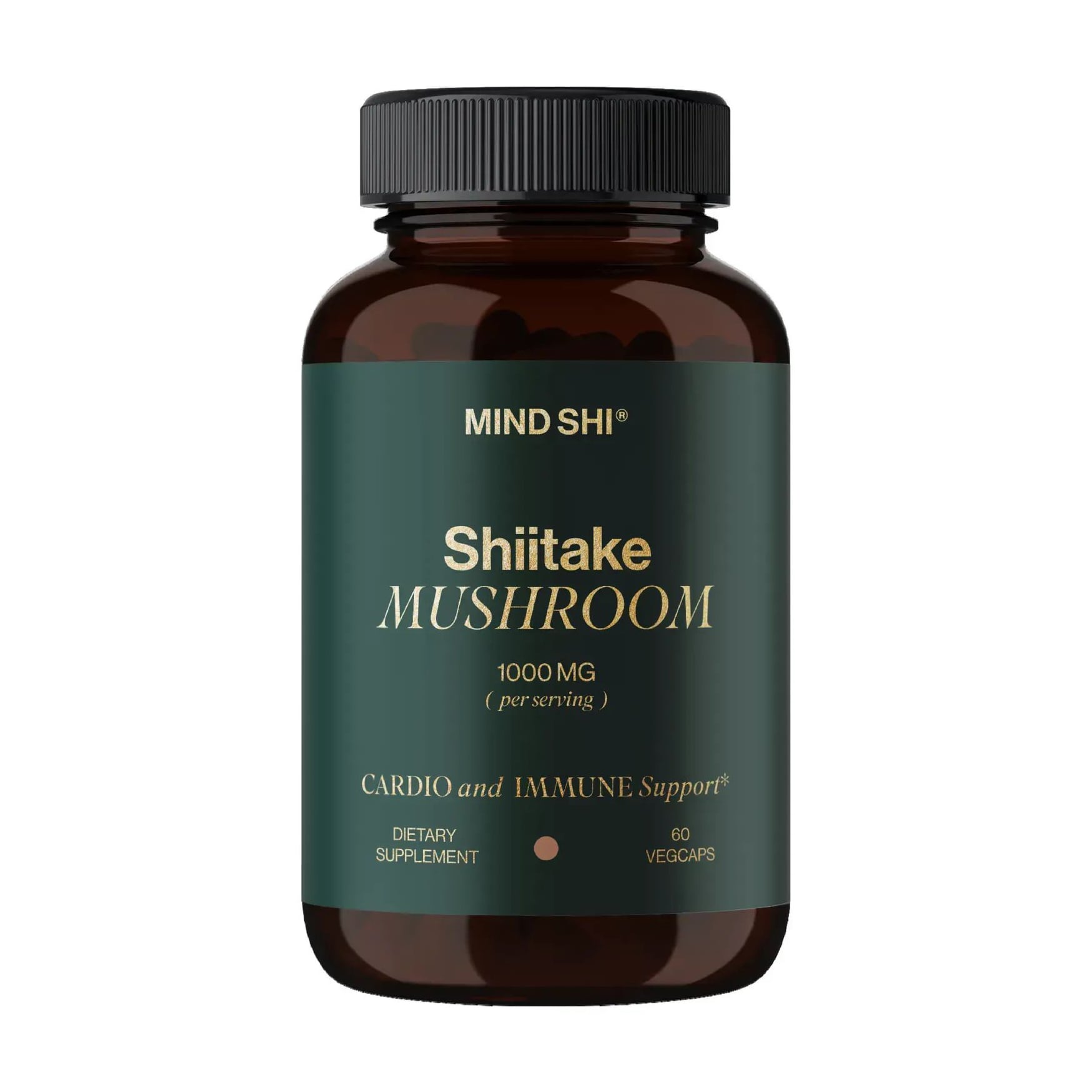 Гриб Шиїтаке Mind Shi Shiitake Mushroom 1000 мг, 60 капсул
